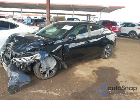 2021 Nissan Sentra Sv Xtronic Cvt z USA, uszkodzony, nr VIN 3N1AB8CV7MY262732